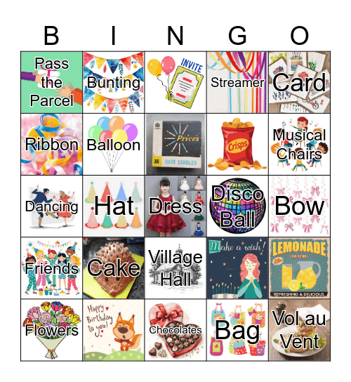 Birthday Bingo Card