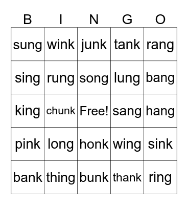 welded sounds 2.1 Bingo Card