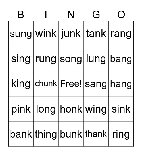 welded sounds 2.1 Bingo Card