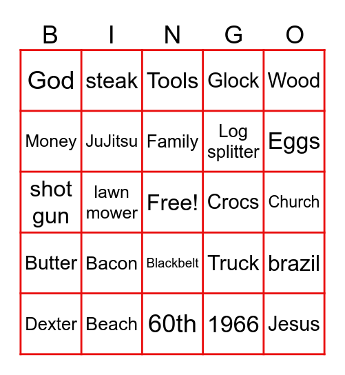 All about John Bingo Card