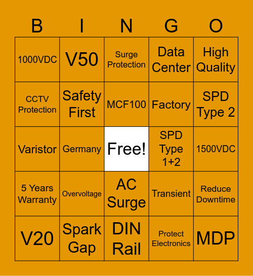 Labway OBO Bingo Card