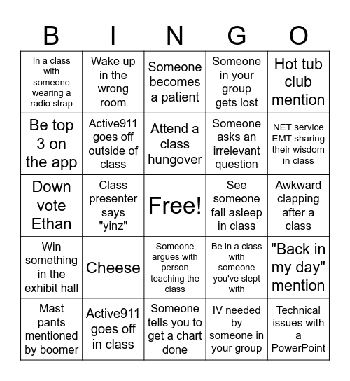 Update 2026 Bingo Card