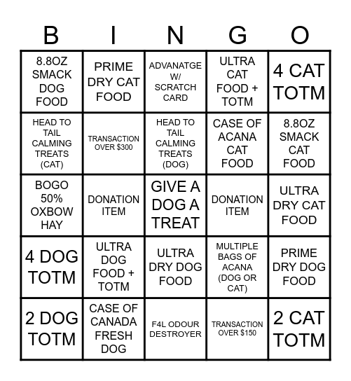 SENIORS DAY BINGO Card