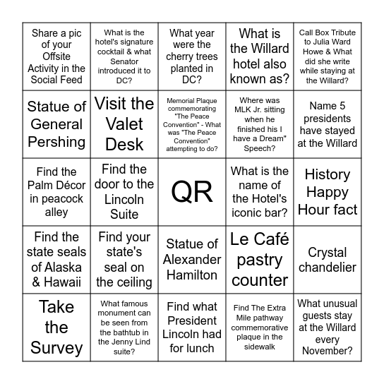 Make IT Happen Bingo Card