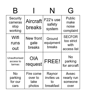WoW 2026 Bingo Card