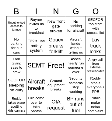 WoW 2026 Bingo Card