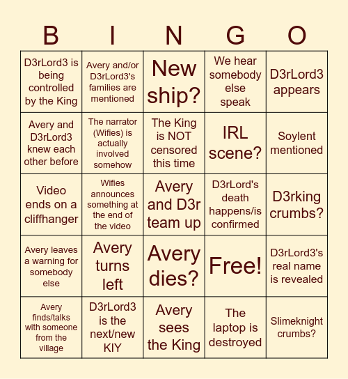 SFAWTDE PART 2 BINGO Card