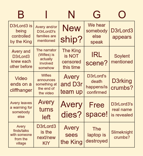 SFAWTDE PART 2 BINGO Card