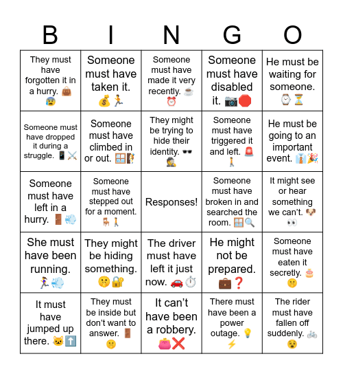 They must be inside but don’t want to answer. 🚪🤫 Bingo Card