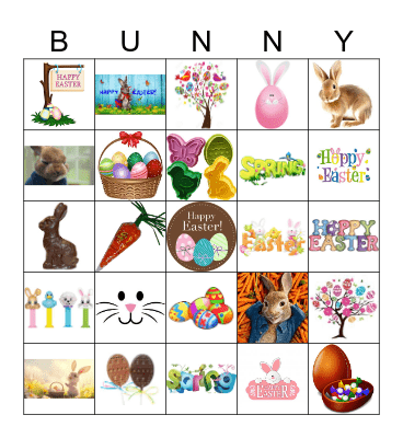 Hoppy Easter! Bingo Card