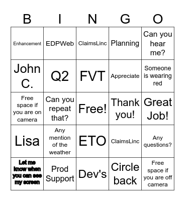 Falcon Punch Bingo Card