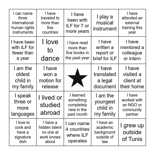 Get-to-Know-You Bingo Card