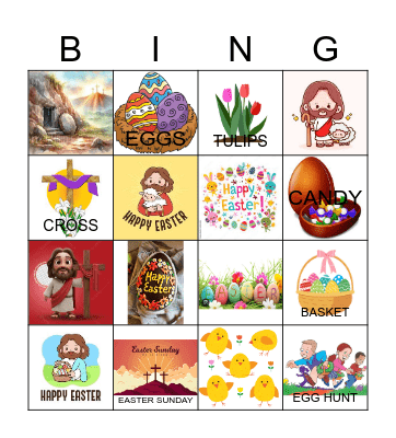 Easter BINGO Card