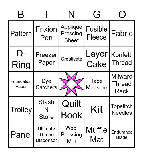 Retreat Bingo Card