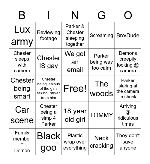 Life of Luxury Bingo Card