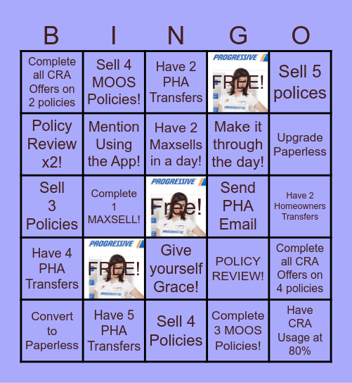 PHA/MACR BINGO Card