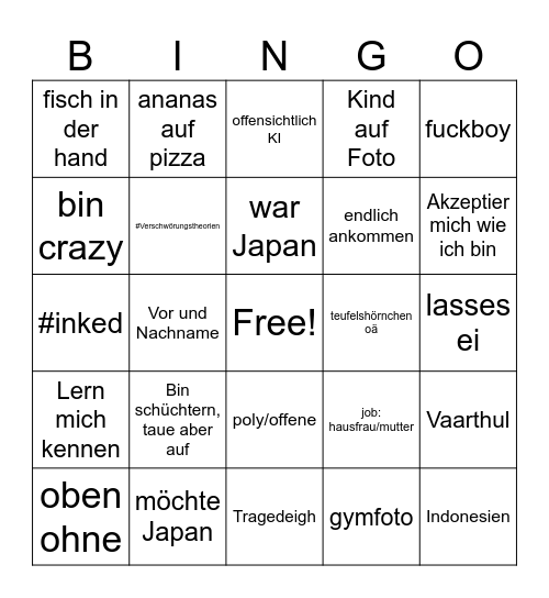 Boo Bingo Card