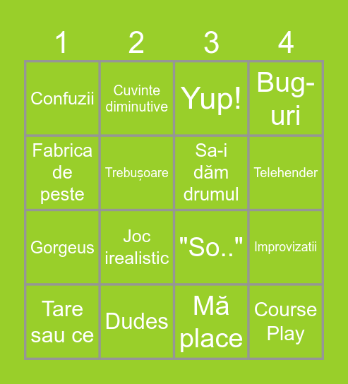 BarbaNeagra Bingo Card