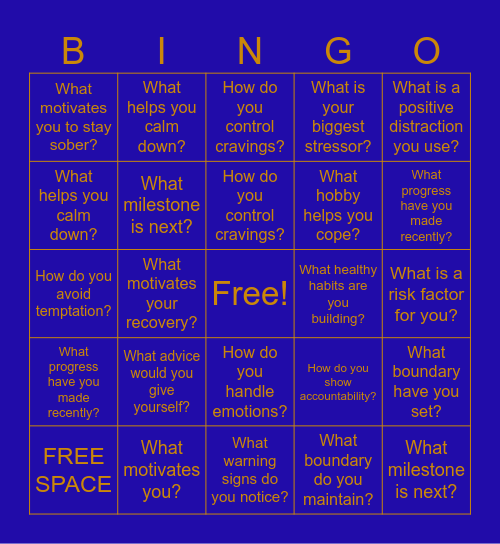 MHC BINGO Card