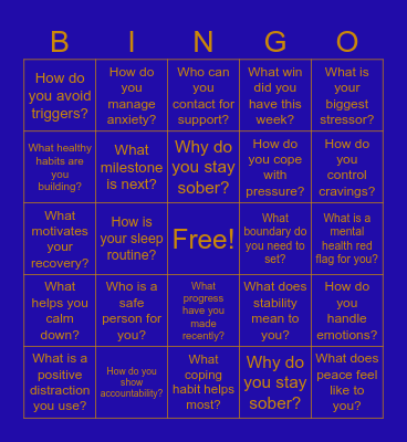 MHC BINGO Card