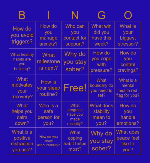 MHC BINGO Card