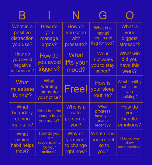 MHC BINGO Card