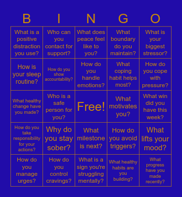 MHC BINGO Card