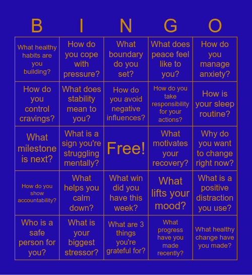 MHC BINGO Card