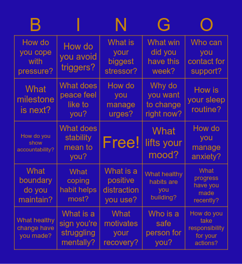 MHC BINGO Card
