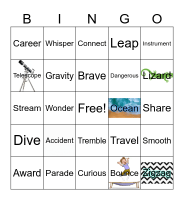 Vocab Bingo Card