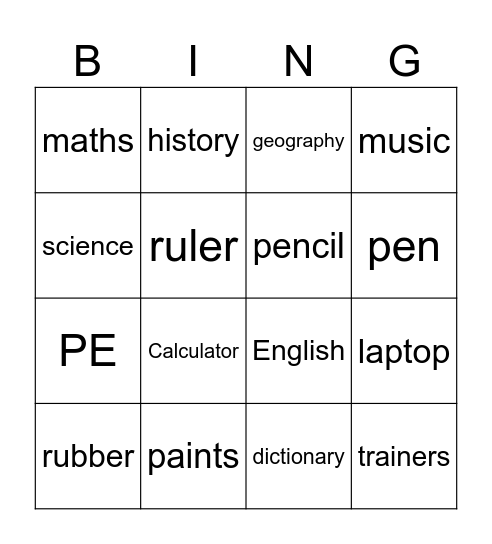 gg2 1.1 Bingo Card