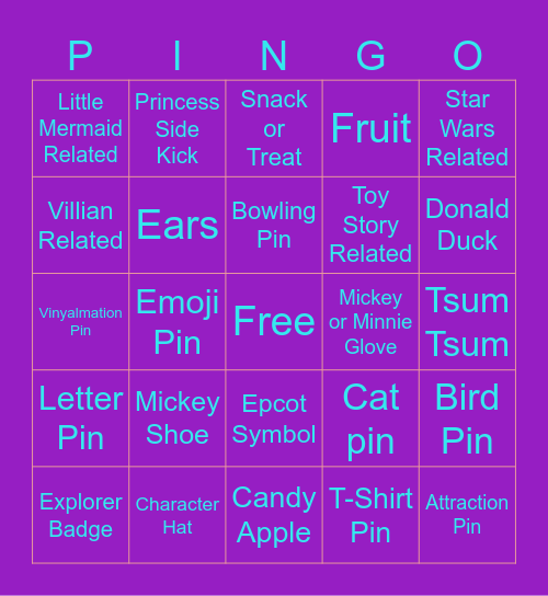 HAPPY BIRTHDAY Bingo Card