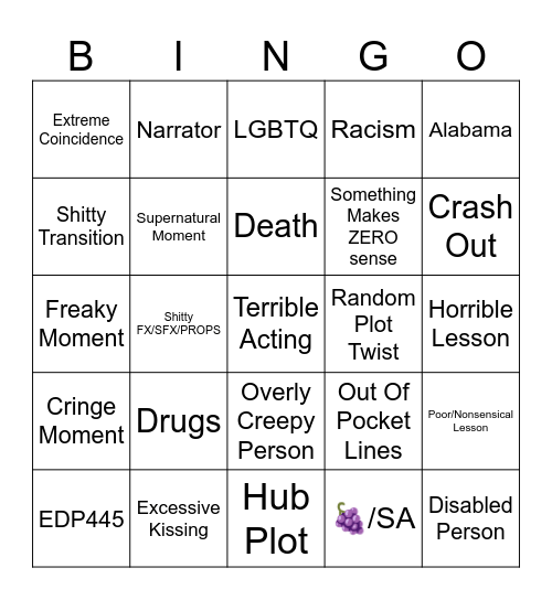 Tomorrow's Teachings Bingo Card
