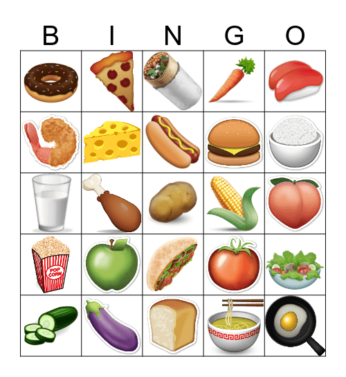 Emoji BINGO Card