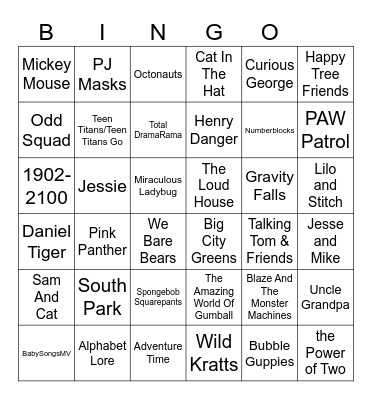 Kid Shows Bingo Card