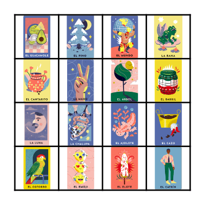 Loteria Bingo Card