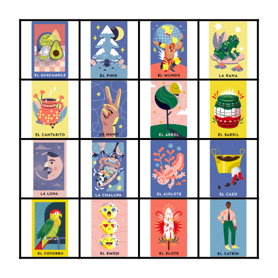 Loteria Bingo Card
