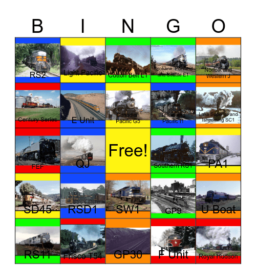 Steamboat Whistles that I would like to design one day Bingo Card