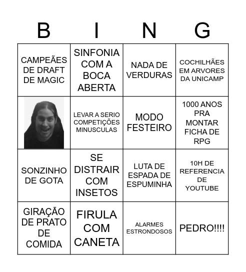 BINGALHÃES Bingo Card