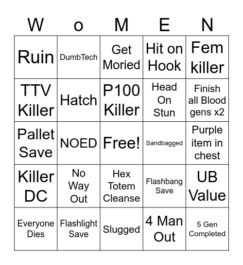 Happy Women's History Month! Bingo Card