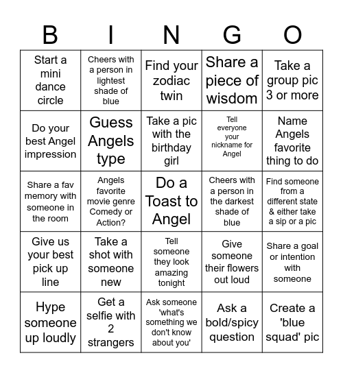 Connections, Memories & Good Energy Bingo Card