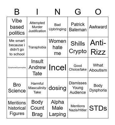 CALVICULAR INTIERVIEW Bingo Card