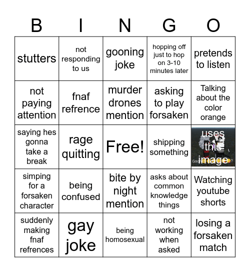 C4 bingooo Bingo Card
