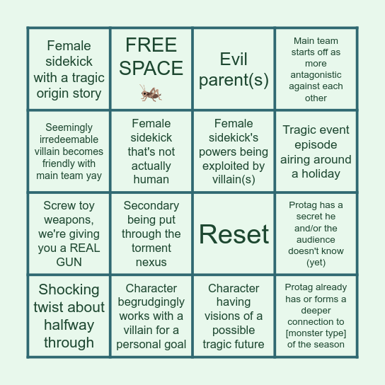 YUYA TAKAHASHI BINGO Card