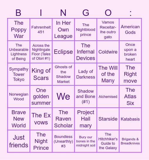 Bingo Raka Bingo Card