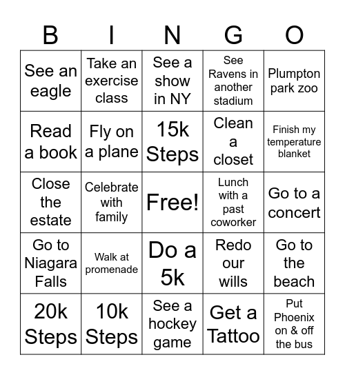 Oma’s Retired! Bingo Card