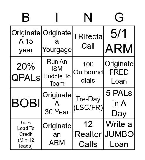 Supreme Bingo  Bingo Card