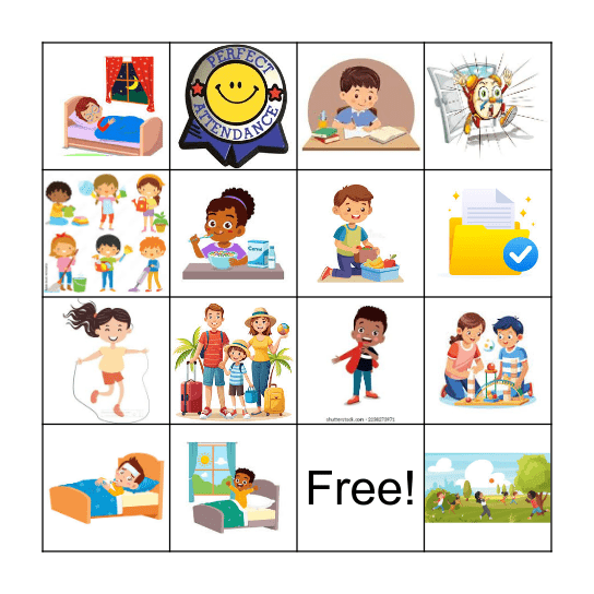 Attendance Bingo Card