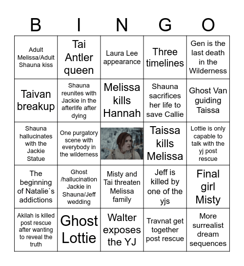 Yellowjackets Season 4 Bingo Card