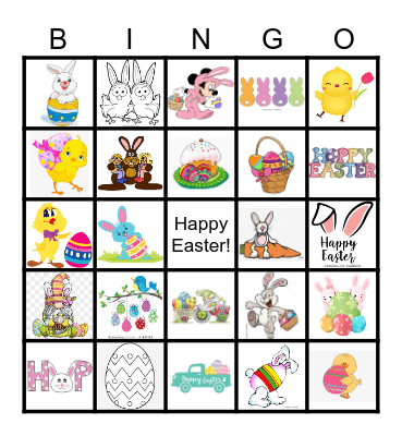 Spring Holiday Bingo Card